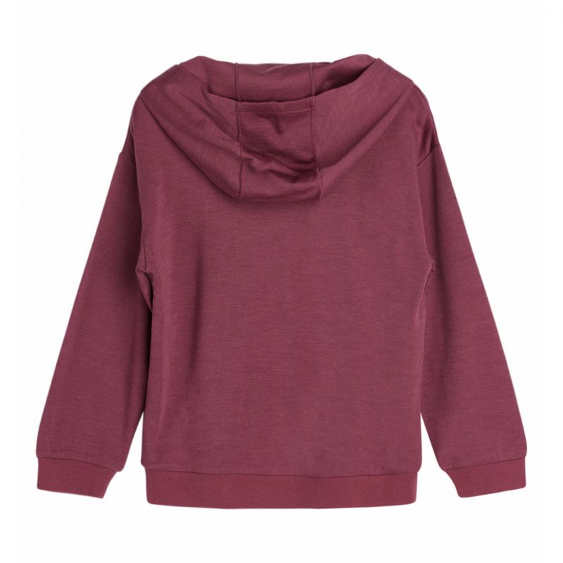 Hust & Claire Sanu genser ull/bambus purple fig