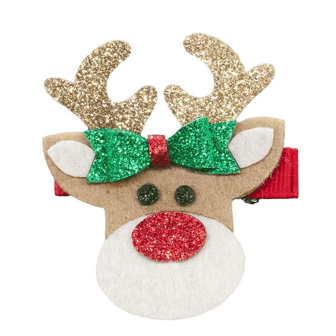 Hovedbilde Rudolf med glittersløyfe
