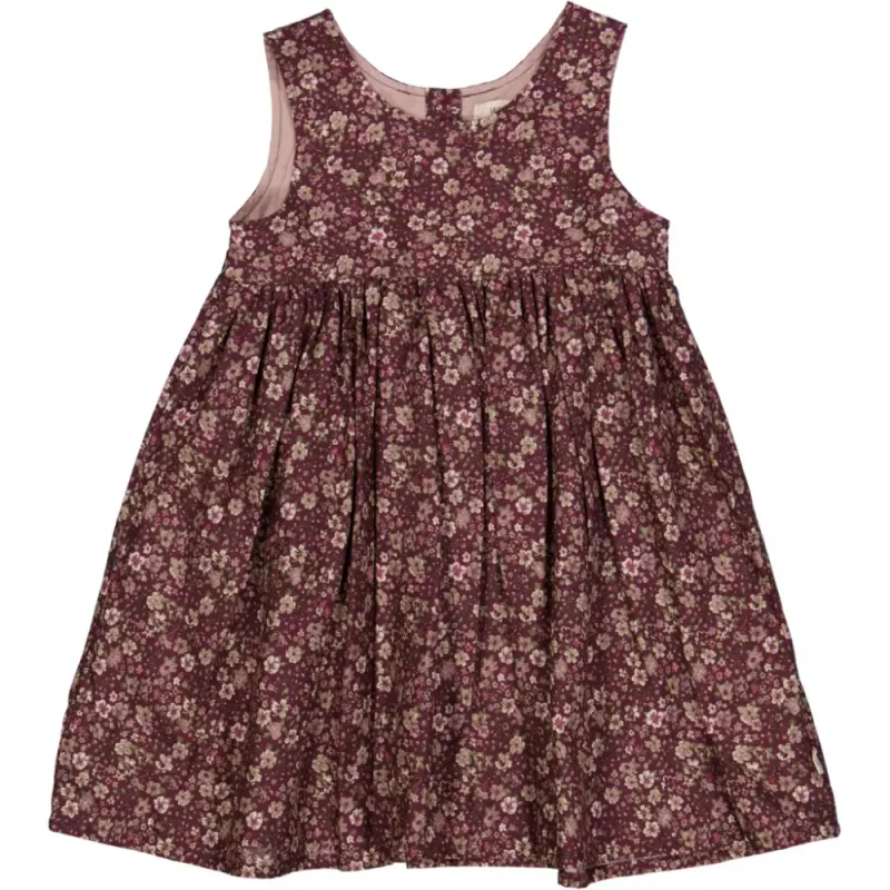Wheat Pinafore wrinkles kjole mulberry flowers