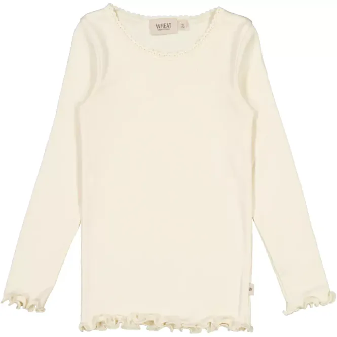 Hovedbilde Wheat rib tee LS lace ...