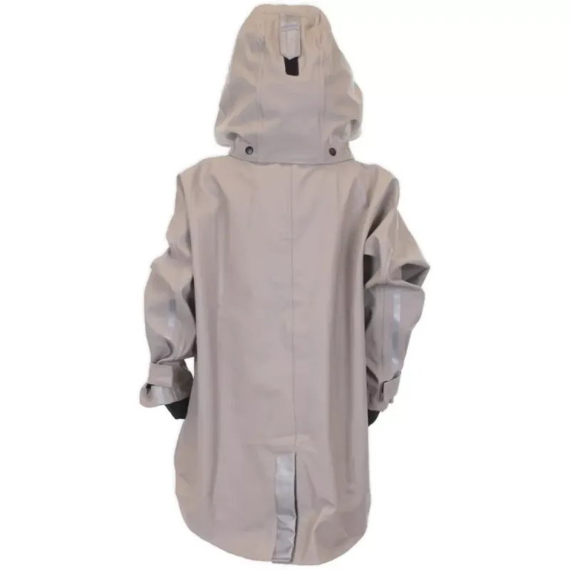 Kattnakken regnponcho lys bark