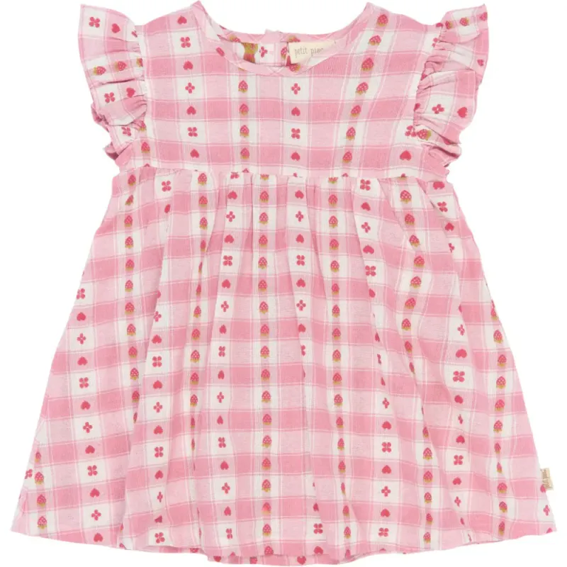 Petit Piao Elba ss dress dusty rose