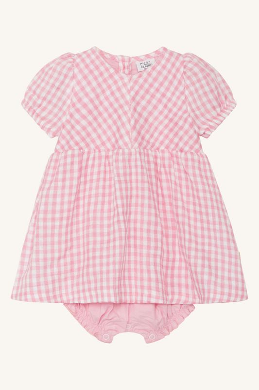 Hust & Claire Kabrina kjole flamingo