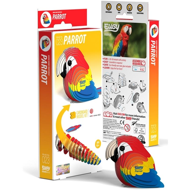 Eugy 3D byggesett parrot
