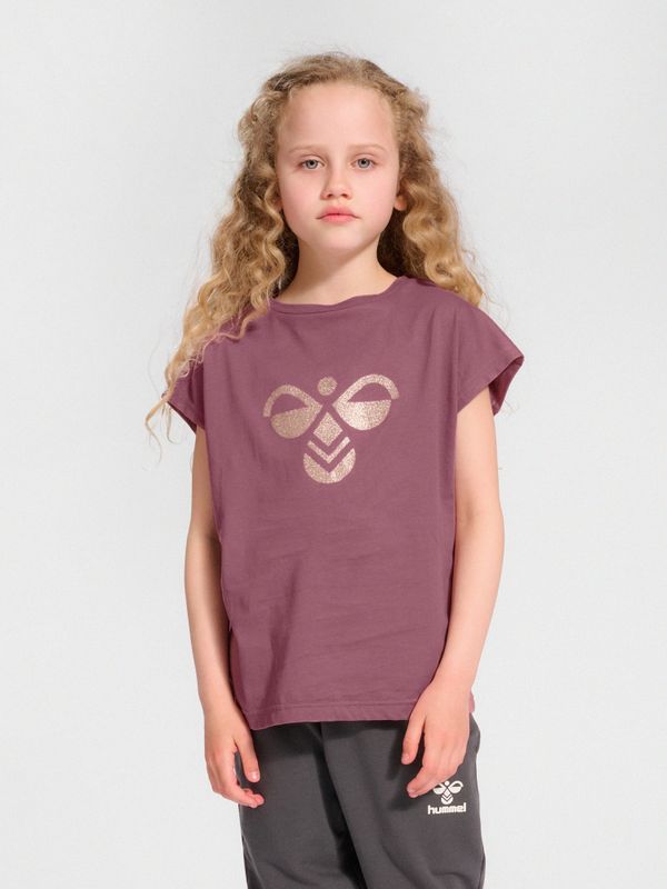 Hummel Diez t-shirt rose brown
