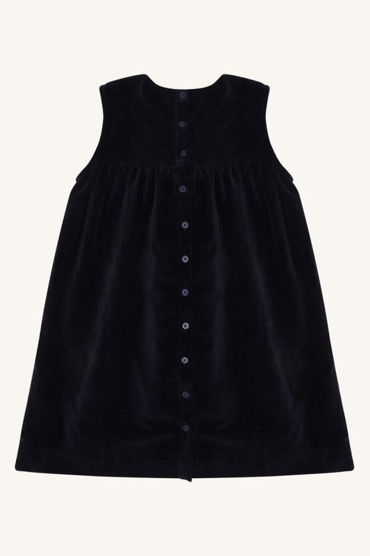 Hust & Claire Karoline molskin kjole more navy