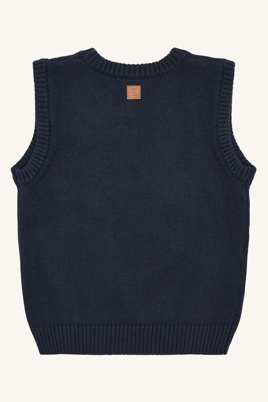 Hust & Claire Princo vest reindeer more navy