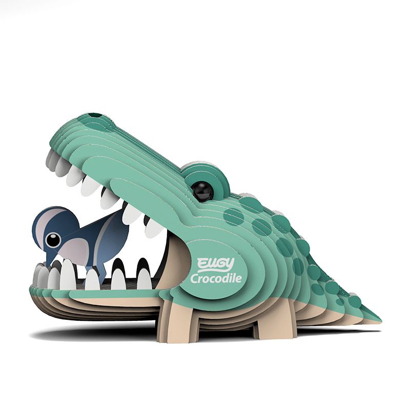 Eugy 3D byggesett crocodile