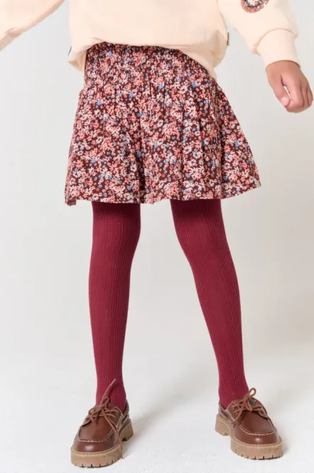 Hovedbilde TND glitter tights burgundy