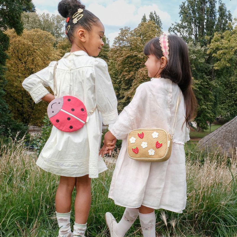 Rockahula strawberry fields raffia bag