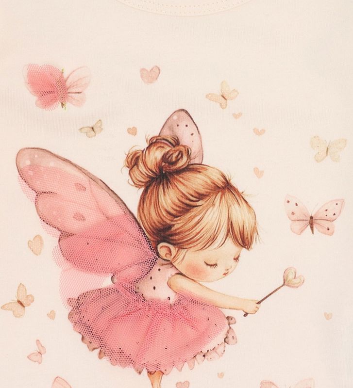 Hust & Claire Britt body baby fairy petal pink