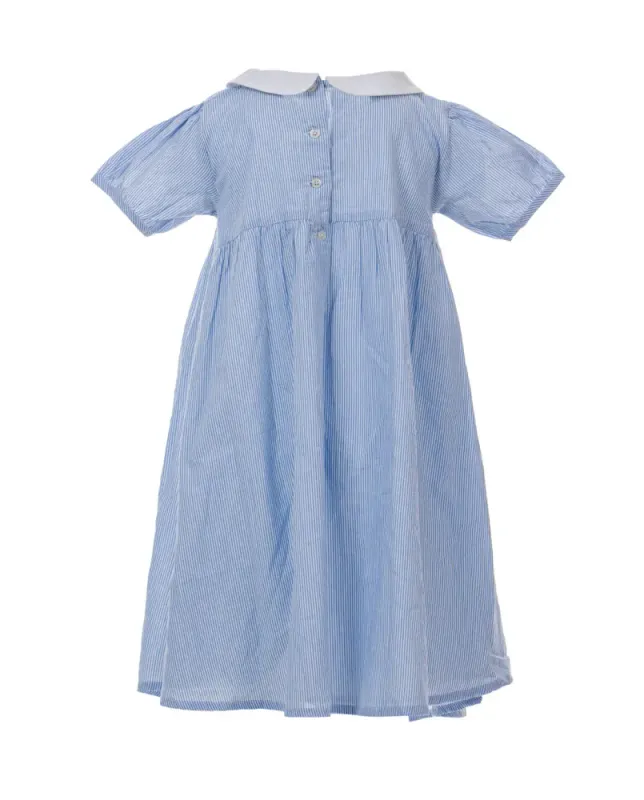 Salto strawberry kjole blå