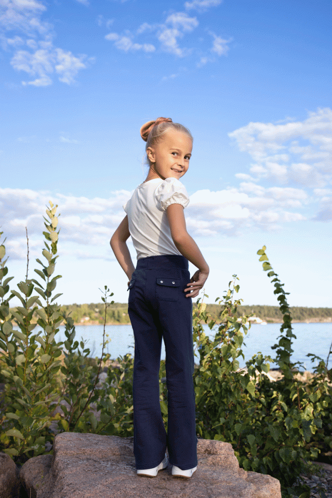 Vilje & Ve Vilde bukse dark navy