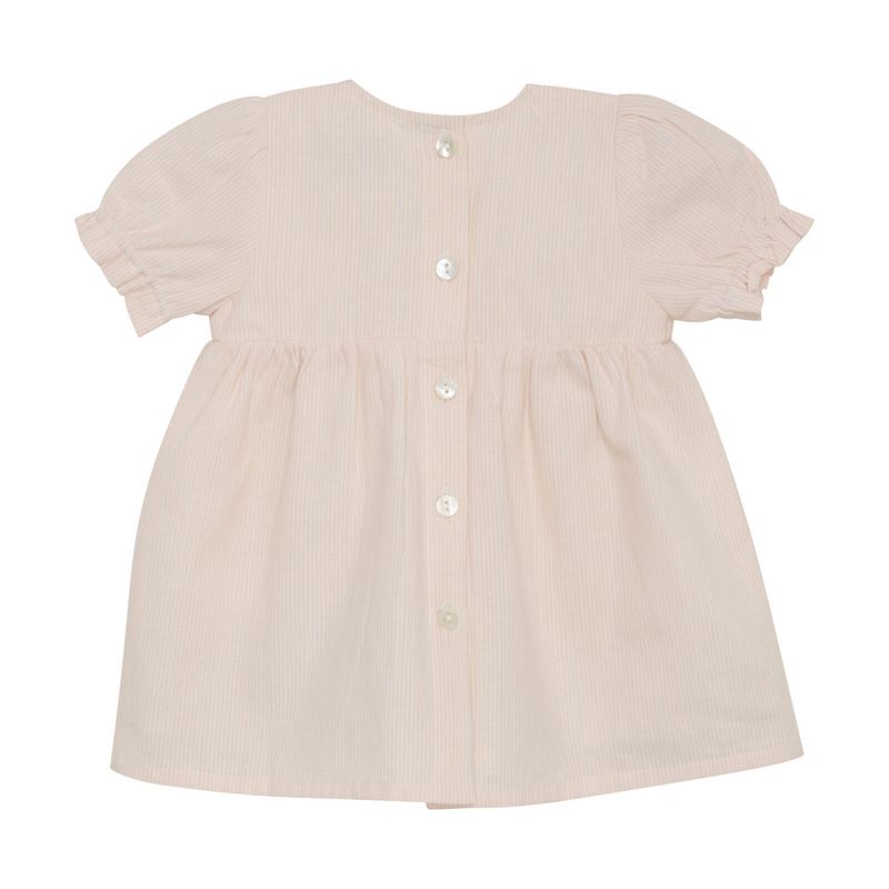 Huttelihut dress woven stripes potpourri