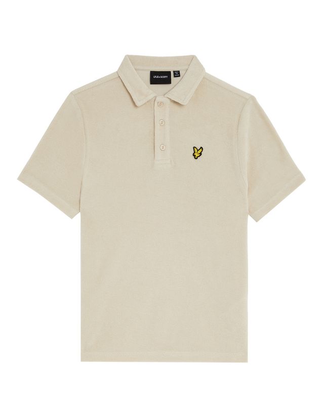 Lyle & Scott towelling polo shirt cove