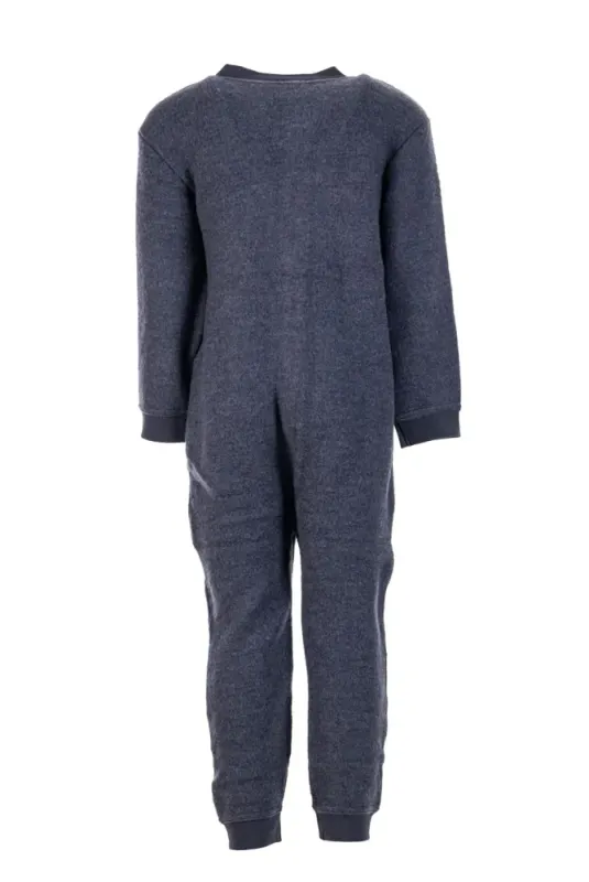 Salto Wooly ullfleecedress blå