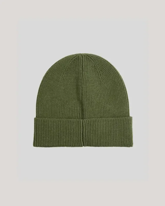 Lyle & Scott rib beanie deep dephts