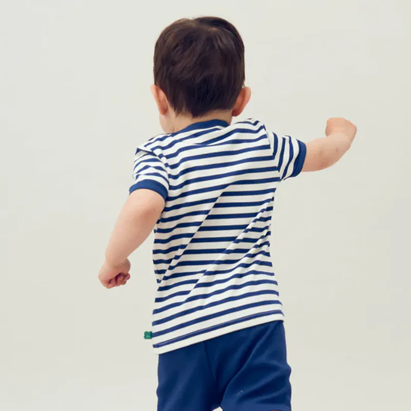 Musli stripe tee octopus