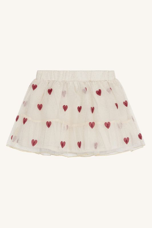 Hust & Claire Ninna tyllskjørt sand