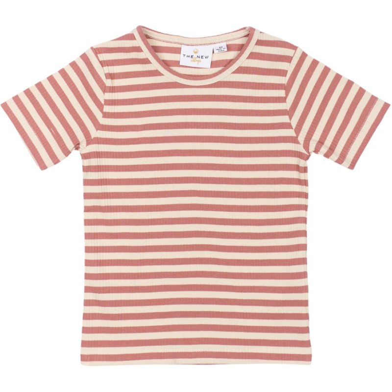 The New Fro Uni tee old rose striped