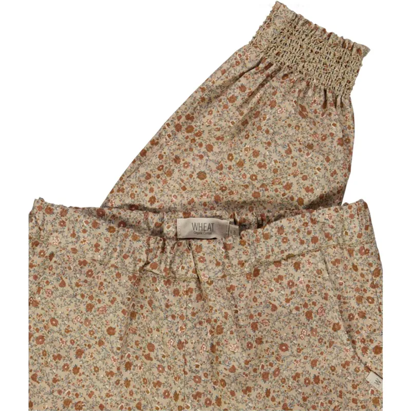 Wheat Sara trousers rose tangled flowers