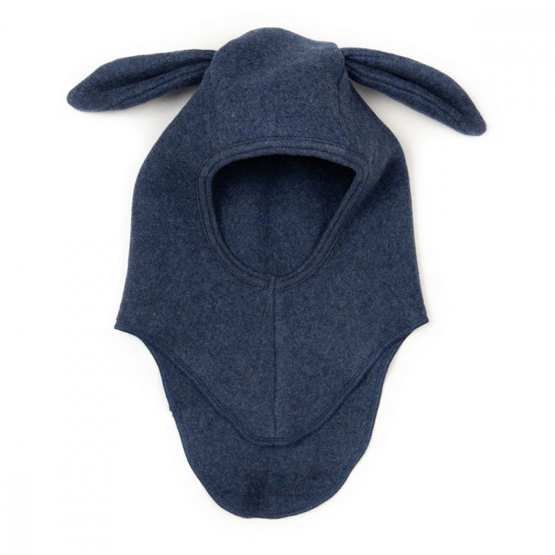 Huttelihut BUNBUN bomullsfleecelue navy