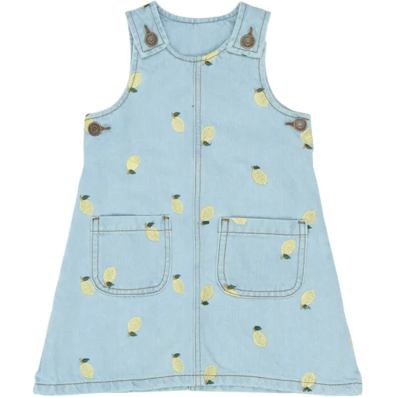 The New Saja denim dress light blue denim