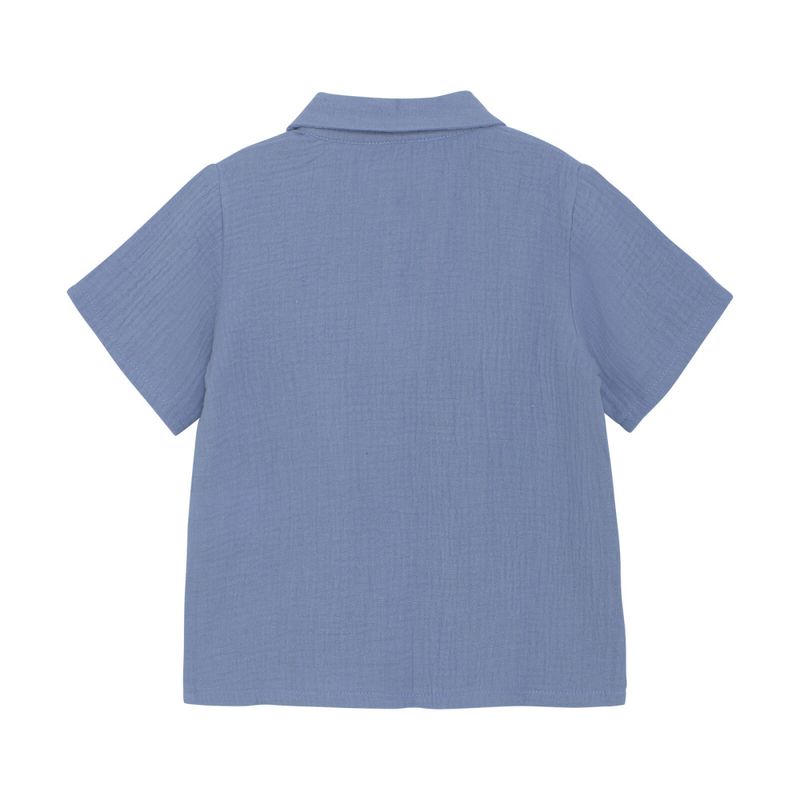 Huttelihut ss muslin shirt quiet harbor